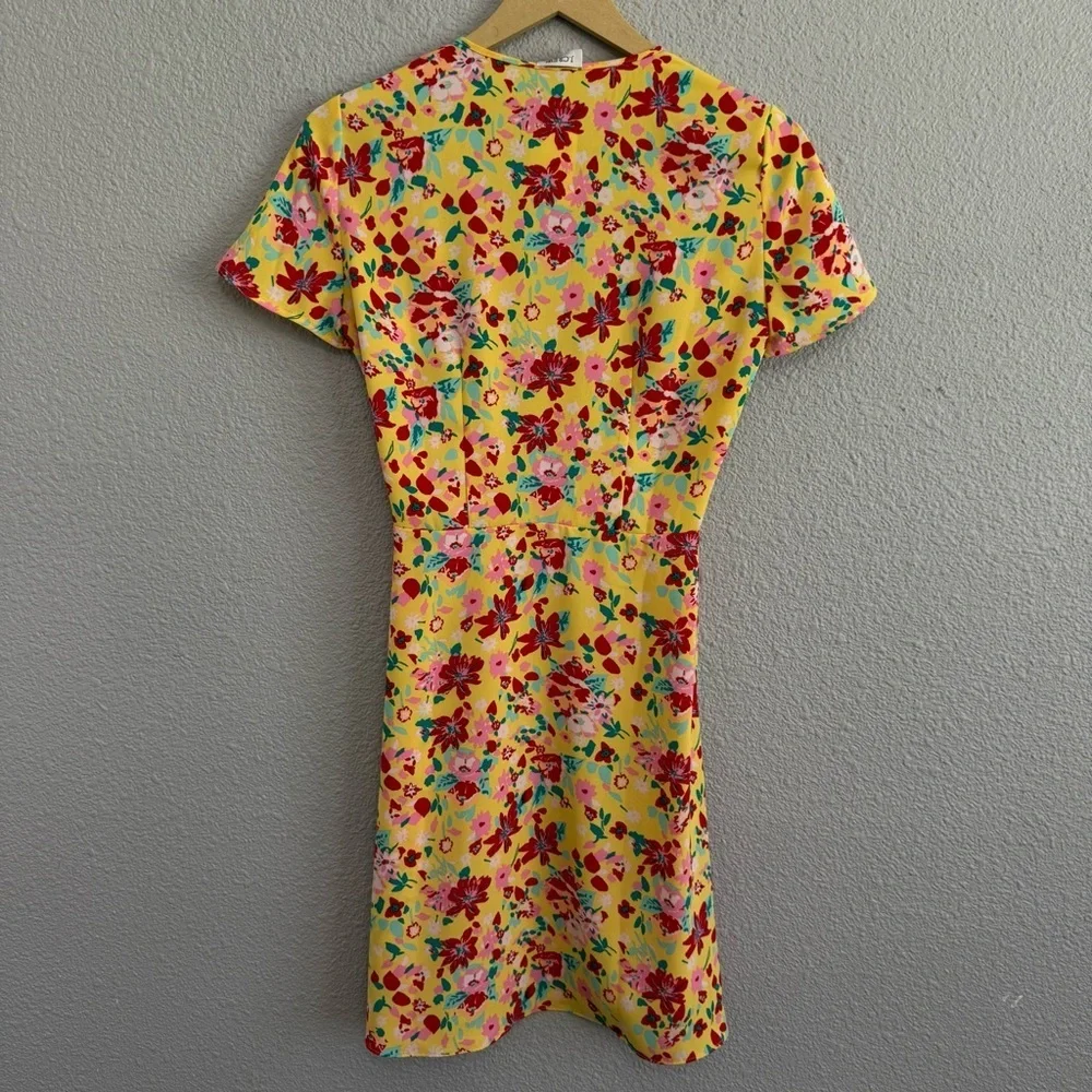 J. Crew Floral Wrap Sundress Size 00 NWT‎